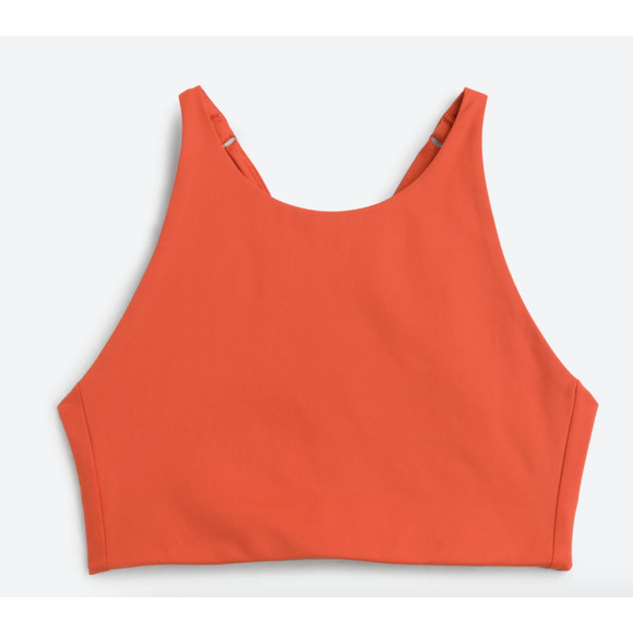 girlfriend collective Other - Girlfriend Collective Topanga Cross Back Performance Bra Orange Red XL